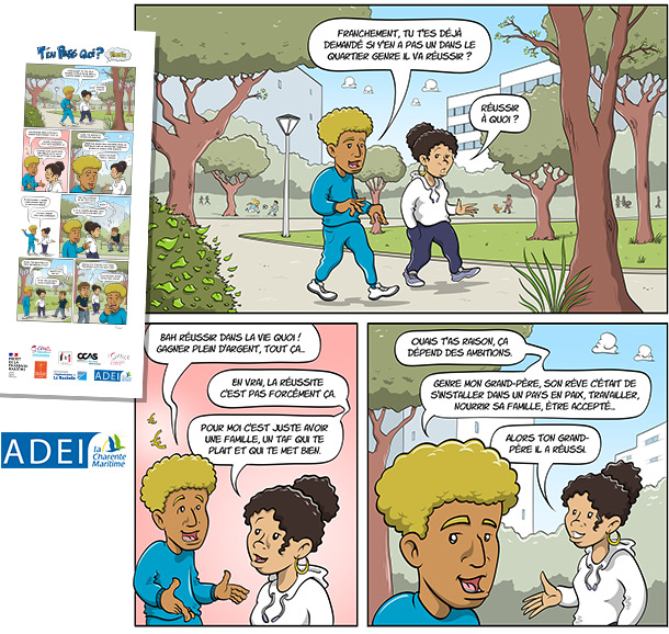 ADEI 17 - BD Sensibilisation, thème Réussite (Expo Print)