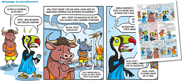 Comité Olympique du Calvados - Outil de sensibilisation BD (Print)