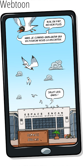 Histoire de l'Espace Encan de La Rochelle (Webtoon + Print) - Citytoon