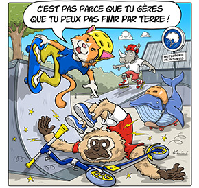 Panneaux de sensibilisation voirie (Print) - Commune St-Sulpice-de-Royan